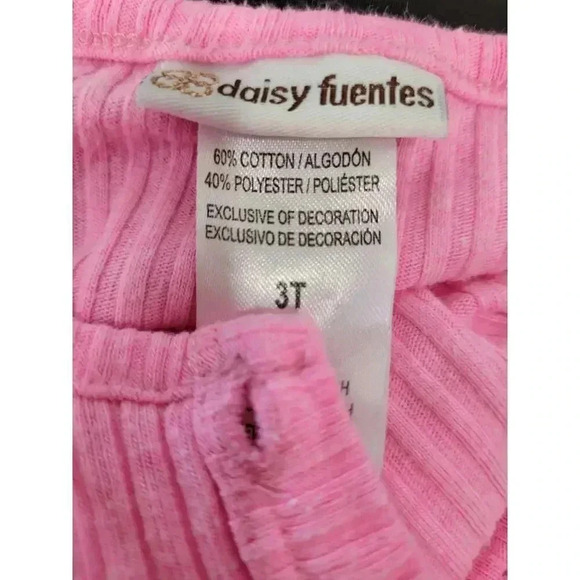 Daisy Fuentes Toddler Girl Dress and Sweater 3t‎ Set Floral #2 - Picture 4 of 4